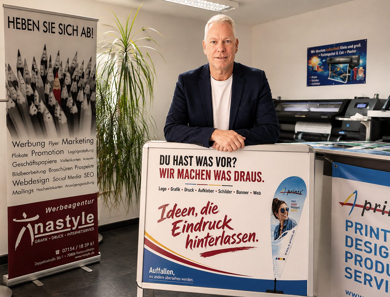 nastyle Werbeagentur Kornwestheim – Grafik, Druck und Werbetechnik
